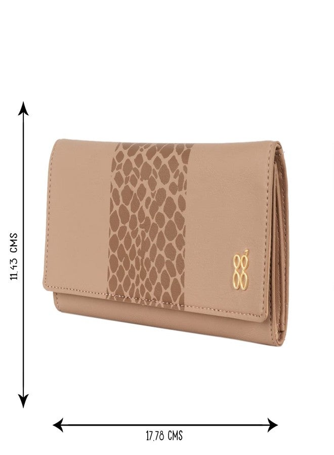 Baggit Women’s Large Wallet | Stylish Ladies Purse | Vegan Leather Credit Card & Money Holder | Secure Tri-Fold Design | Durable & Lightweight | Made in India - Image 3